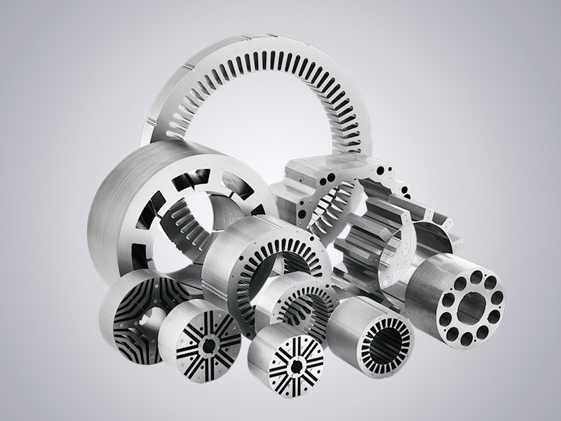 Kodinkoneiden moottorin staattori ja roottorin ydin