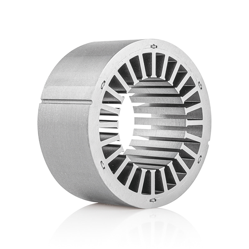 Servomoottorin staattori ja roottorin ydin