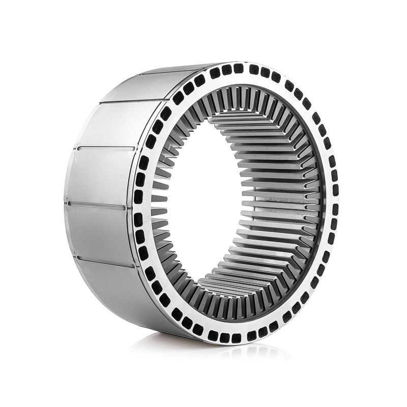 Vetomoottorin staattori ja roottorin ydin