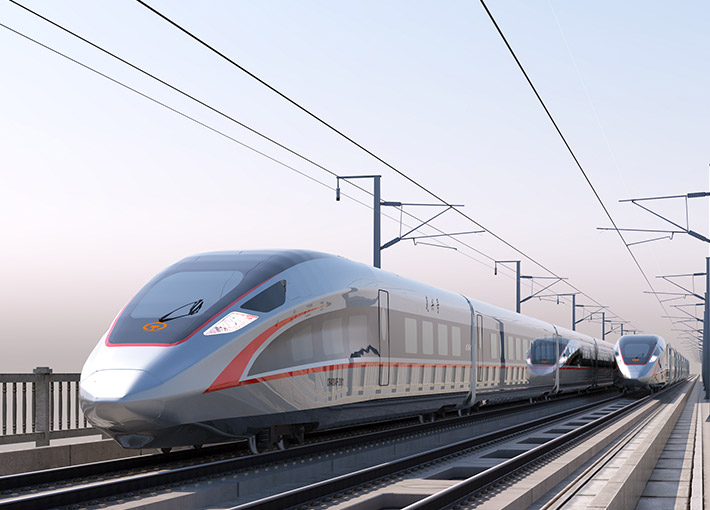 Rail Transit -moottorin staattori ja roottorin ydin